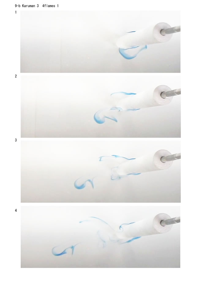 水中の渦の画像